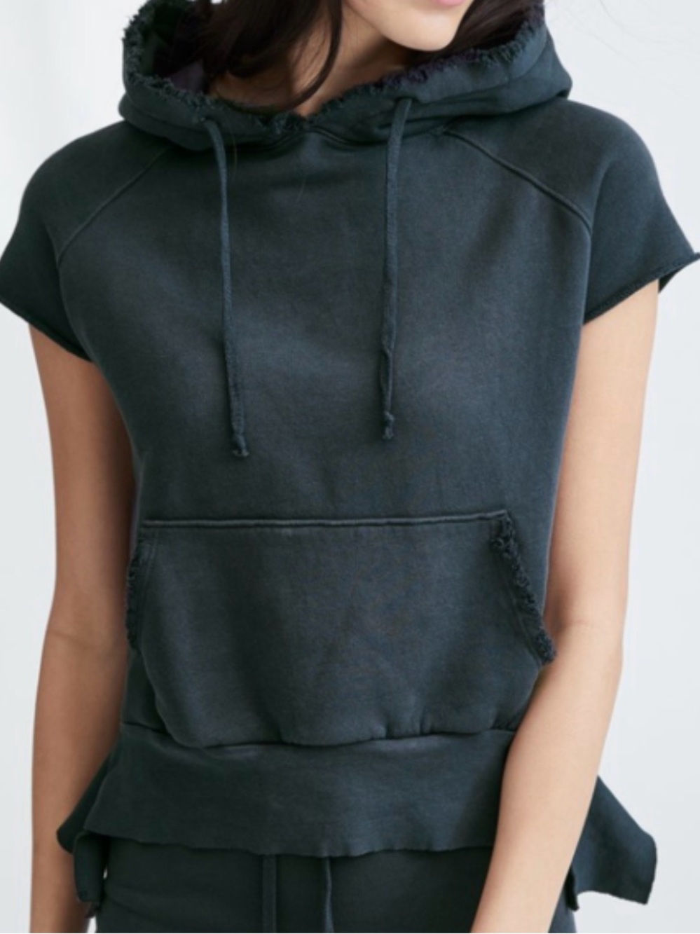 Frank & Eileen + Tee Lab Sleeveless Pullover Hoodie *White*